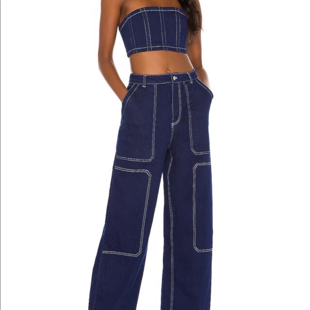 Matching denim set